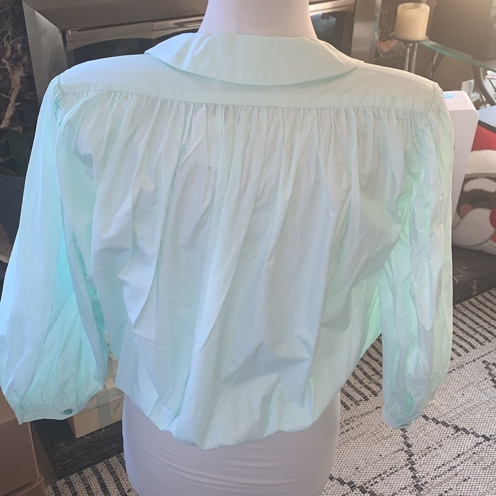 Beautiful Zara Blouse with Statement Collar..New, No Longer Sold in Stores - Picture 5 of 9
